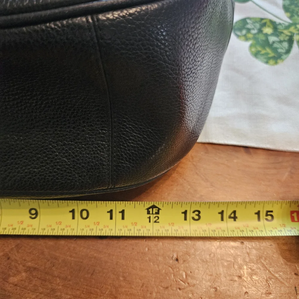 Coach Black Leather Hobo Bag - Picture 9 of 11